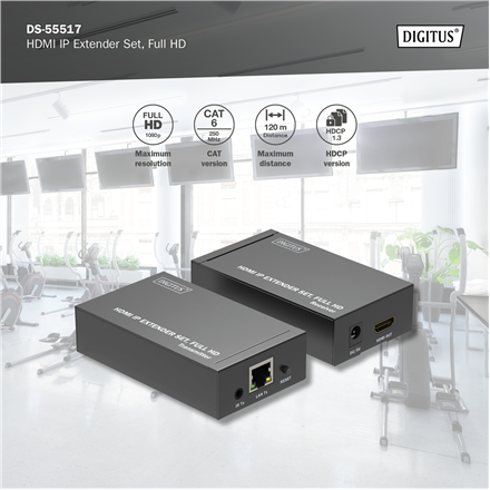 Digitus | HDMI IP Extender Set
