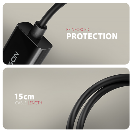 AXAGON Active adapter RVD-HI20N | DisplayPort to HDMI | 0.15 m