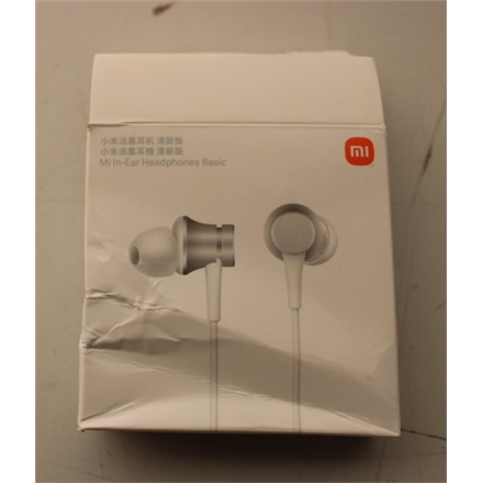 SALE OUT. Xiaomi Mi In-Ear Headphones Basic (Silver) | Xiaomi Mi In-Ear Headphones Basic | ZBW4355TY
