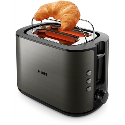 Philips Toaster | HD2651/80 Viva Collection | Power 1050 W | Number of slots 2 | Housing material Me
