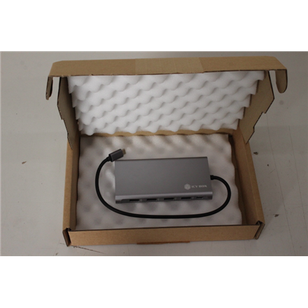 SALE OUT. ICY BOX IB-DK4050-CPD 12-in-1 USB Type-C dock with PD 100W | Raidsonic Warranty 3 month(s)