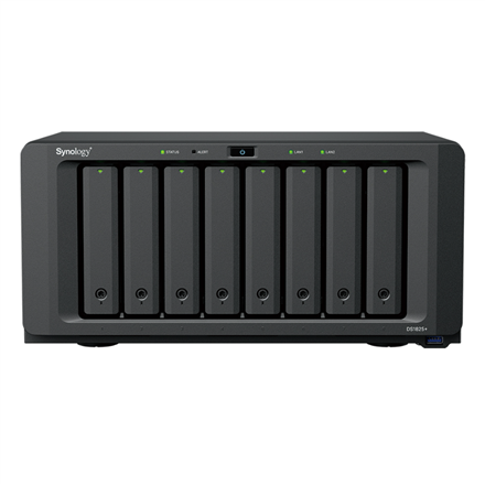 Synology DiskStation | DS1825+ | AMD Ryzen | V1500B | 8 GB | DDR4 | Black
