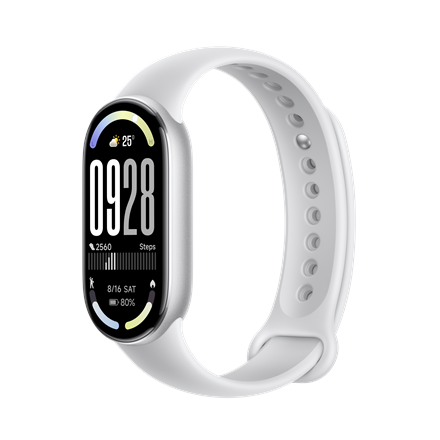 Xiaomi Smart Band 10 | AMOLED | Waterproof | Bluetooth | Glacier Silver