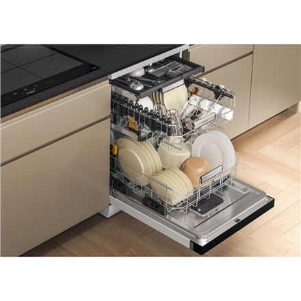 Whirlpool Dishwasher | W7F HS51 | Free standing | Width 60 cm | Number of place settings 15 | Number