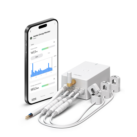 AEOTEC Home Energy Meter 8 - Three Clamps 60A