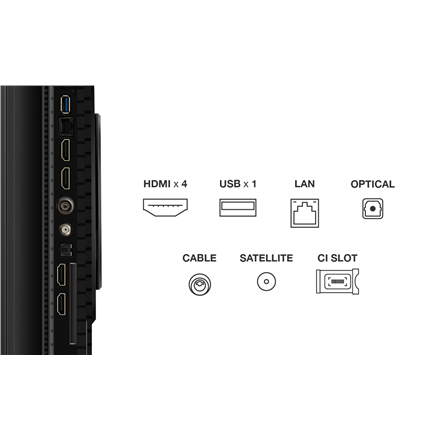 TCL 4K QLED TV | 55T8C | 55 | Smart TV | Google TV | Black