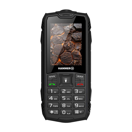 Hammer ROCK LTE | Black | 2.4 " | IPS | 48 MB | 128 MB | Dual SIM | 3G | Main camera resolution 2 MP