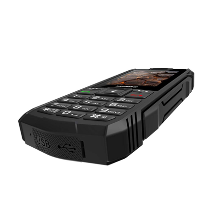 Hammer ROCK LTE | Black | 2.4 " | IPS | 48 MB | 128 MB | Dual SIM | 3G | Main camera resolution 2 MP