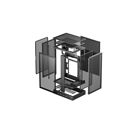 Deepcool CH270 DIGITAL | Black | Mini-Tower | Power supply included No | ATX PS2