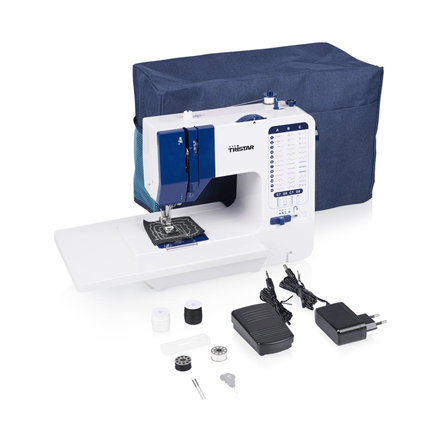 Tristar Sewing machine | SM-6005 | Number of stitches 38 | Number of buttonholes 1 | White/Blue