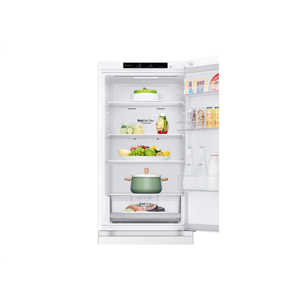 LG Refrigerator | GBV21L0ESW | Energy efficiency class E | Free standing | Combi | Height 186 cm | N