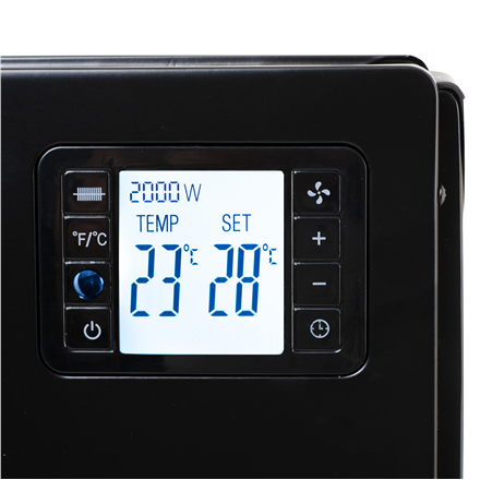 Camry Fan Heater with Remote Control | CR 7739 | Convection Heater | 2000 W | Number of power levels