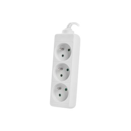 Lanberg Cable Power Strip 3M 3X French Outlets Quality-Grade Copper | PS0-03E-0300-W