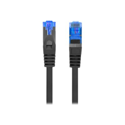 Lanberg | Patchcord Cat.6A S/FTP LSZH CCA | PCF6A-10CC-2000-BK | 20 m | Black