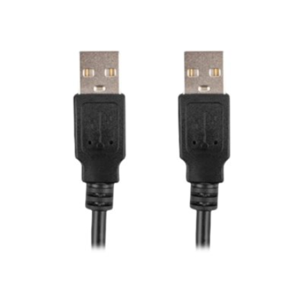 Lanberg Cable USB-A 2.0 | CA-USBA-20CU-0018-BK | USB Type-A to USB Type-A