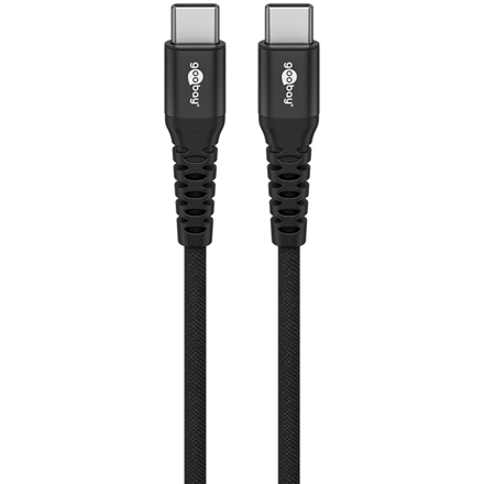 Goobay USB-C Supersoft Textile Cable with Metal Plugs
