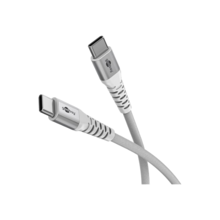 Goobay USB-C Supersoft Textile Cable with Metal Plugs | 70193