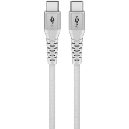Goobay USB-C Supersoft Textile Cable with Metal Plugs | 70194
