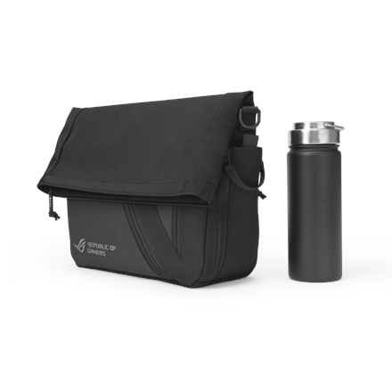 Asus ROG Archer Messenger BC2000 | Fits up to size 14 " | Bag | Black/Gray | Shoulder strap | Waterp
