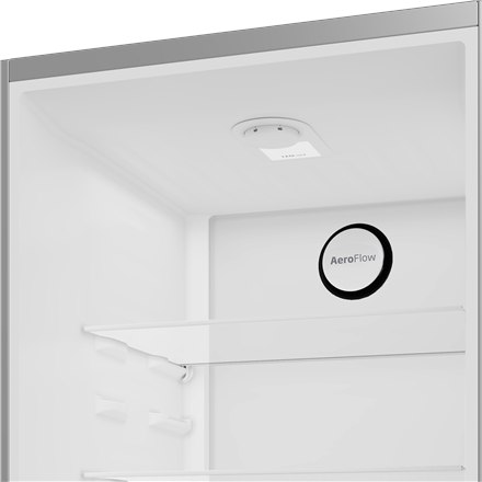 BEKO Refrigerator | B1RCNA364XB | Energy efficiency class E | Free standing | Combi | Height 186.5 c