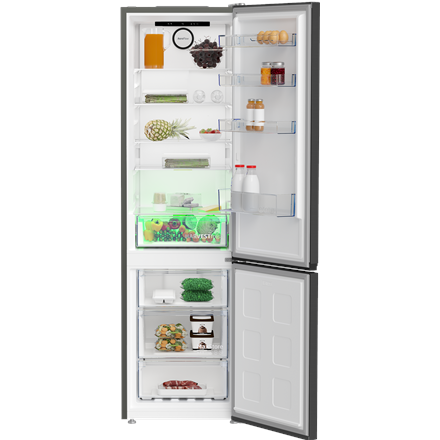 BEKO Refrigerator | B5RCNA405HXBR1 | Energy efficiency class D | Free standing | Combi | Height 203.