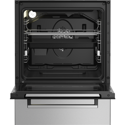 BEKO Cooker | FSM52321DXDT | Hob type Gas | Oven type Electric | Stainless Steel | Width 50 cm | Gri