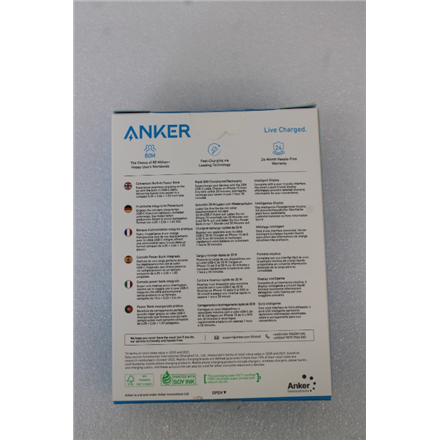 SALE OUT. Anker 545 Nano Power Bank | A1259G61 | 10000 mAh | Green | UNPACKED