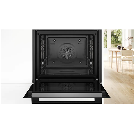 Bosch Oven | HBG578EB7 | 71 L | Electric | Pyrolysis | Knobs | Height 59.5 cm | Width 59.4 cm | Blac