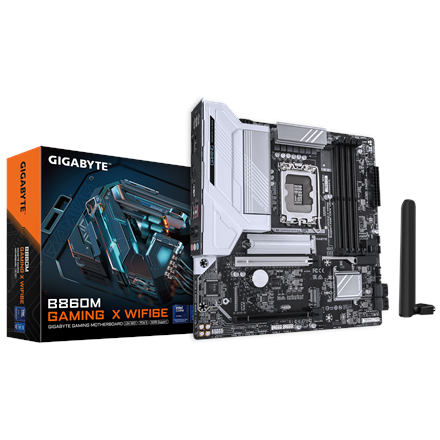 Gigabyte B860M GAMING X WIFI6E | Processor family Intel | Processor socket LGA1851 | DDR5 | Supporte