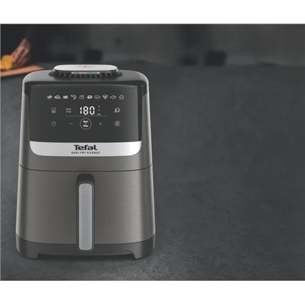 TEFAL Air Fryer | Easy Fry Silence EY551HE0 | Power 1650 W | Capacity 5 L | Gray
