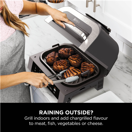 NINJA | 6-in-1 MAX Grill and Air Fryer | DG551EU | 3.8 L | Number of programs 6 | Silver/Black
