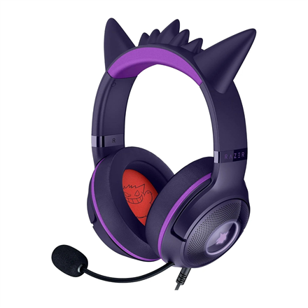 Razer Headset | Kraken Kitty V2 | Wired | Over-ear | Microphone | Noise canceling | Gengar Edition