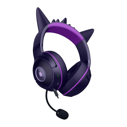 Razer Headset | Kraken Kitty V2 | Wired | Over-ear | Microphone | Noise canceling | Gengar Edition