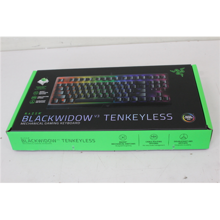 SALE OUT. Razer BlackWidow V3 Tenkeyless (Green Switch) Gaming Keyboard