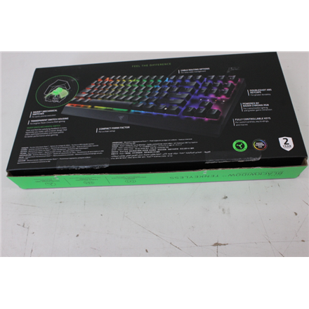 SALE OUT. Razer BlackWidow V3 Tenkeyless (Green Switch) Gaming Keyboard