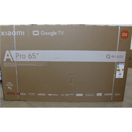 SALE OUT. Xiaomi QLED TV A Pro 2026 65" | Xiaomi QLED TV A Pro 2026 | 65 | Smart TV | Google TV | 4K