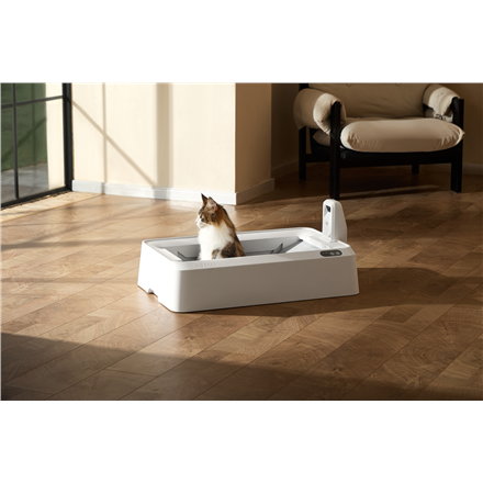 PETKIT Purobot Crystal Duo with Camera Self-Cleaning Cat Litter Box | White