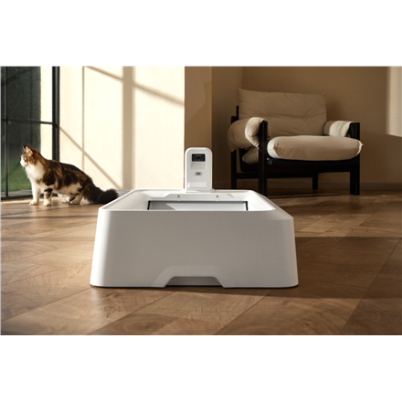 PETKIT Purobot Crystal Duo with Camera Self-Cleaning Cat Litter Box | White