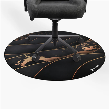 Arozzi Zona Round Floor Pad | Black/Gold