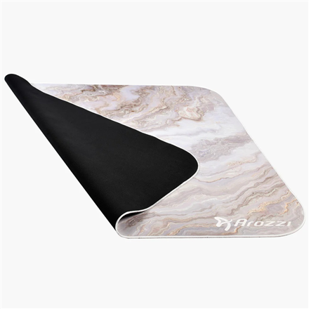 Arozzi Zona Square Floor Pad | White Marble