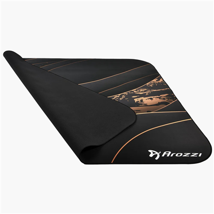 Arozzi Zona Square Floor Pad | Black/Gold