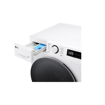 LG Washing machine with dryer | F2DR508S1W | Energy efficiency class A-10%/E | Front loading | Washi
