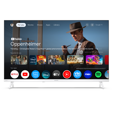 Sharp | 32HF2265EW | 32 | Smart TV | Google TV | White