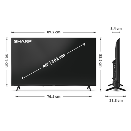 Sharp | 40HF2265E | 40 | Smart TV | Google TV