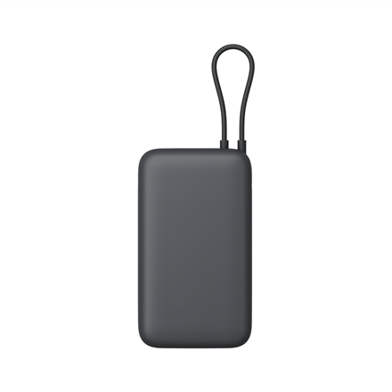 Xiaomi Power Bank 20000mAh (Integrated Cable) | 20000 mAh | Dark Gray