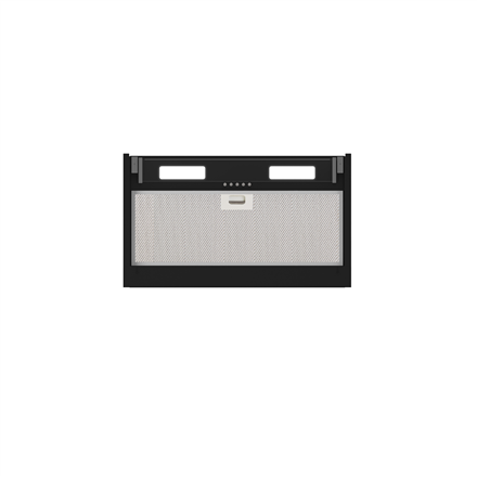 CATA Hood | ARMONIA 60 BK | Canopy | Energy efficiency class C | Width 79.8 cm | 645 m³/h | Mechanic