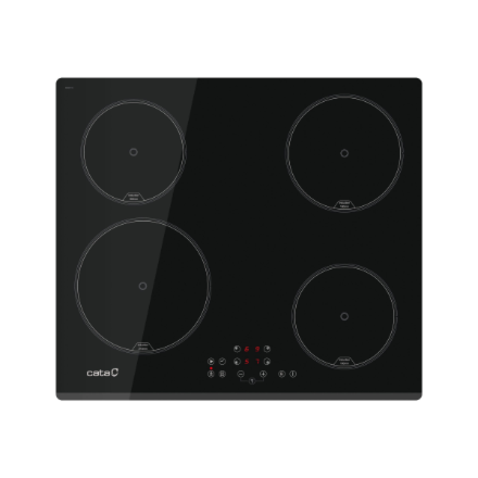 CATA Hob | IB 6324E2 BK | Induction | Number of burners/cooking zones 4 | Touch | Timer | Black
