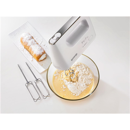 Gorenje | Hand Mixer | M460CDC | Hand Mixer | 460 W | Number of speeds 5 | Turbo mode | White