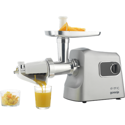 Gorenje Meat grinder | MG2500DS | Stainless Steel/White | 2500 W | Number of speeds 1 | Throughput (