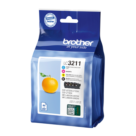 Brother Cartridge Value Pack | LC3211VAL | Ink cartridge | Black